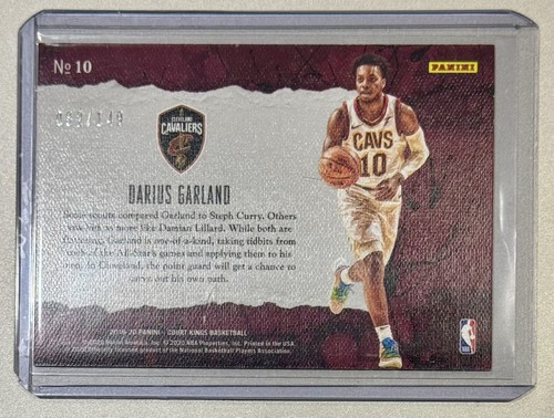 DARIUS GARLAND RC 2019-20 COURT KINGS FOIL ROOKIE FIRST STEPS RUBY 82/149 10 - Picture 3 of 3