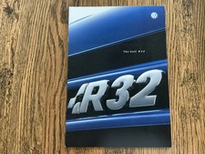 2002 Vw Volkswagen Golf R32 Prestige Brochure