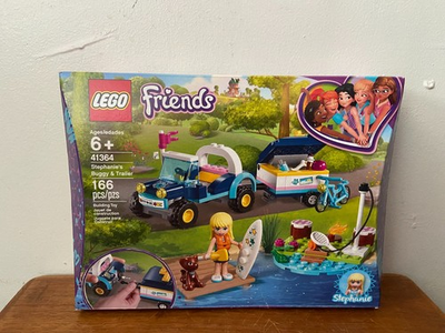 #ad NEW LEGO Friends Stephanie#x27;s Buggy amp; Trailer 41364 Building Set 166 pc SEALED $9.99
