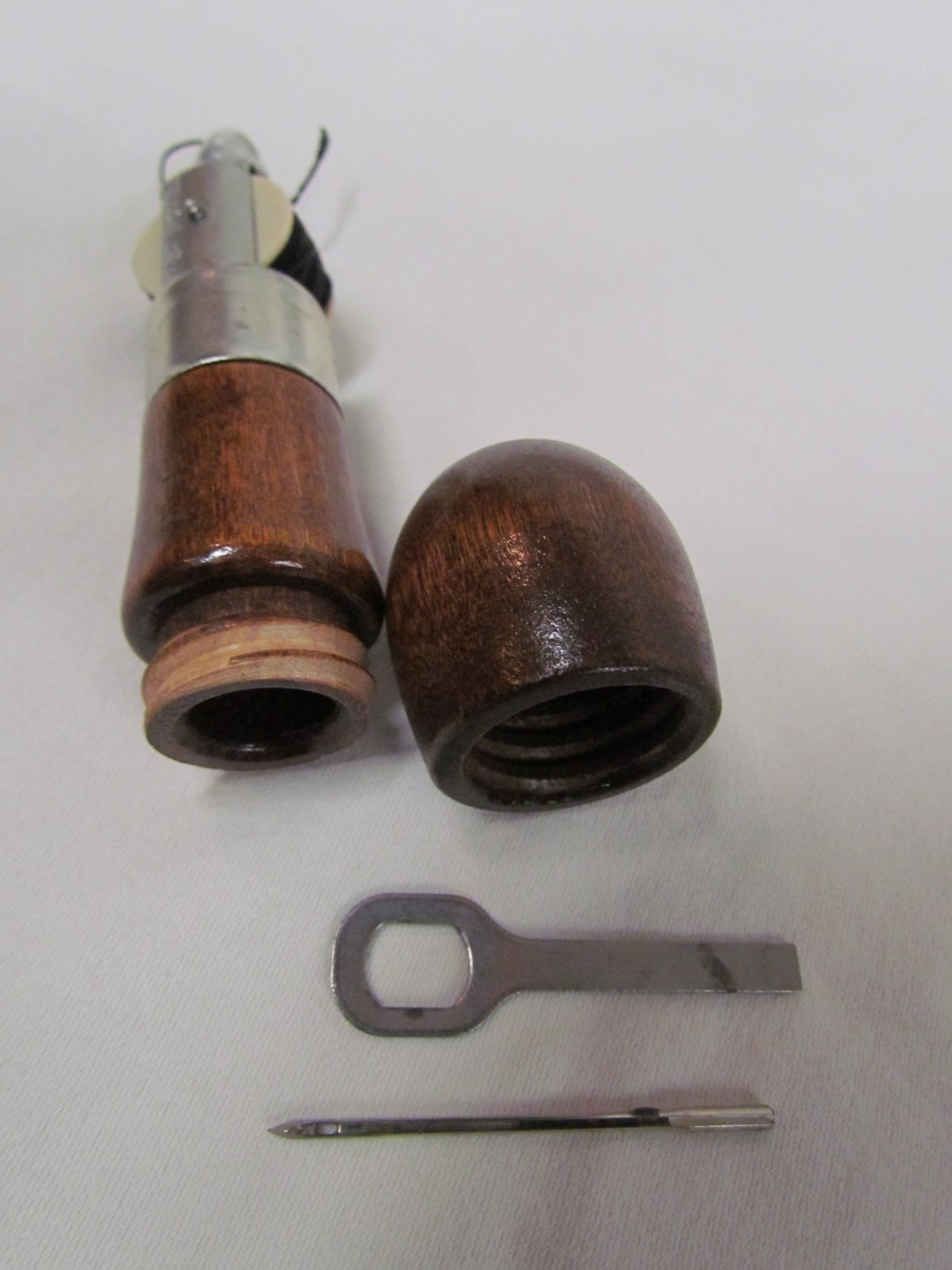 Vintage C.A. Myers Famous Lock Stitch Sewing "Awl For All" w/ Box Tool Needle