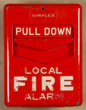 SIMPLEX 4251-111 Pull Down Local Fire Alarm Switch