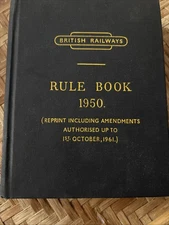 British Railways Rule Book 1950-Good Condition