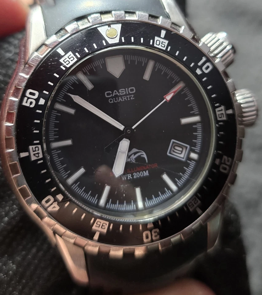 Rare Vintage Casio MDV-102 Super Illuminator Marlin Diver 200M Men’s Watch - Image 3 of 4