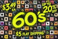1960s 45 RPM DIVE BIN LOT $3.49 EACH VG+ $3.49 + SAVE UP TO 20%!