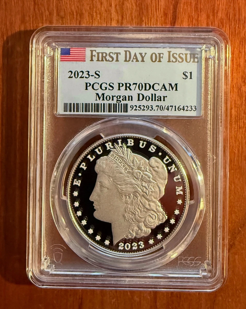 PCGS Certified PR 70 Graded Morgan US Dollars (1878-1921) for sale