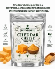 Cheddar Cheese Powder Rich Creamy Flavor for Popcorn Pasta Snacks & Sauce