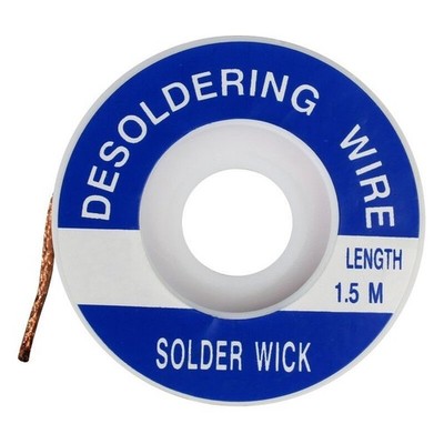 1,5m Entlöt-Litze Entlötsauglitze verschiedene Größen desoldering wire Sauglitze