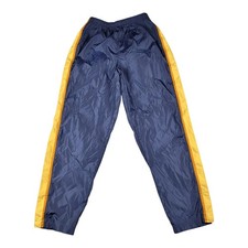 Vintage 90s Nike Women's Track Pants Nylon Full Leg Zip Size L Large Y2K