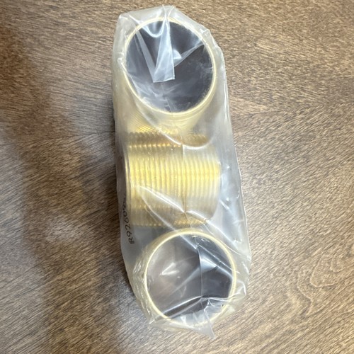 Brass Type HF106240003 Brass Close Nipple 1-1/2 in NPT Male Sch 40-Package of 3 