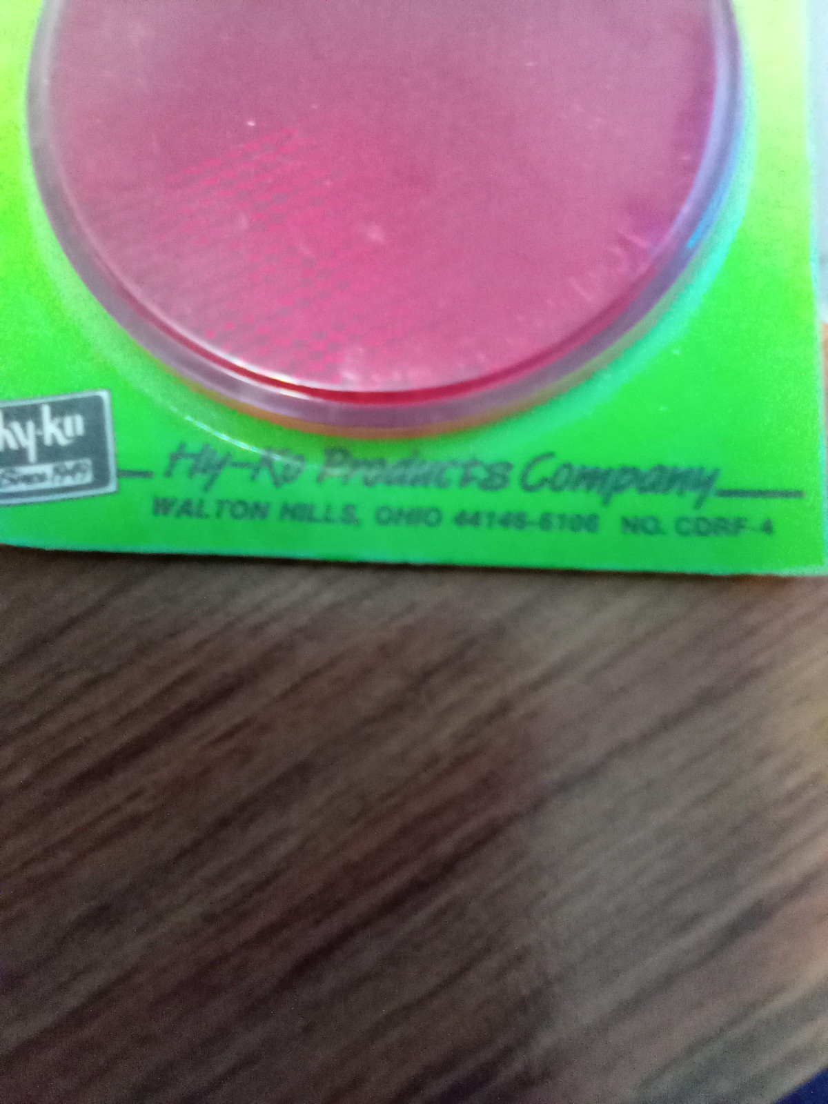 Hy-Ko   CDRF-4 Adhesive Backed S.A.E. Approved Reflectors 2 Pack, New Old Stock,