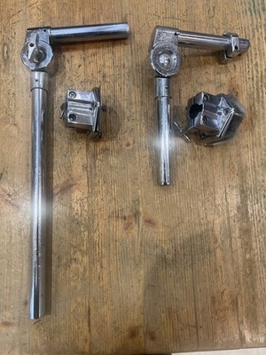 Pearl vintage 70/80s Tom arm mount tubes a Tom brackets free freight  