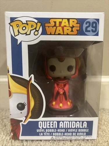 Funko Pop Star Wars Queen Amidala #29 2013 Vaulted NRFB