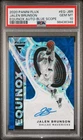 Jalen Brunson 2020 Flux Equinox AUTO Blue Scope 1/5 GEM MINT PSA 10