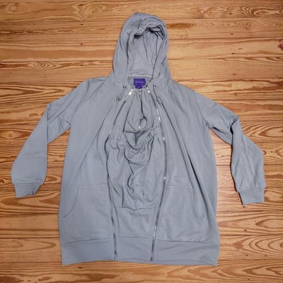 Seraphine Trage-Hoodie mit Reißverschluss - 2 in 1 Funktion - Baby - NEUWERTIG