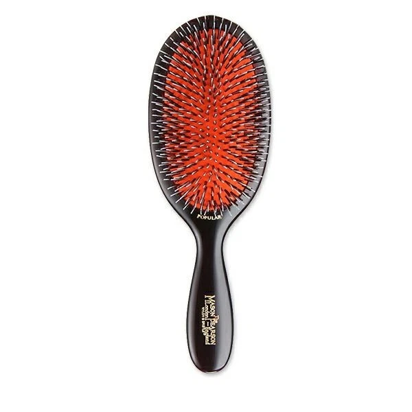Cepillo de pelo Mason Pearson popular de cerdas y nailon BN1 para cabello grueso Foto 3 de 4
