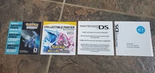 POKEMON DIAMOND AUTHENTIC INSERTS & POSTER ONLY NINTENDO DS (NO Game or Manual)