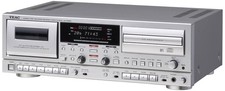 TEAC AD-RW950-S CD Recorder Cassette Deck Silver Used