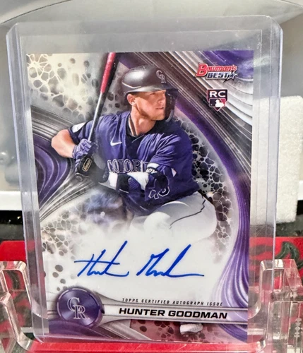 Hunter Goodman 2024 Bowman Hunter Goodman #B24 Auto