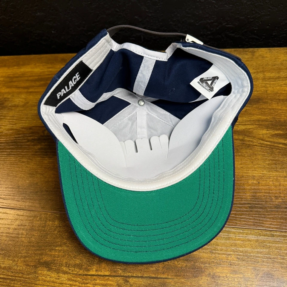 Gorra de béisbol Palace Skateboard P Logo Twill Pal FW20 azul marino correa algodón Foto 4 de 4