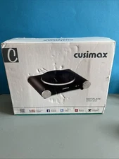 CUSIMAX Electric Hot Plate for Cooking Portable Single Burner 1500W Cast Iron