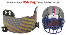 FREE SHIP! Under Armour USA FLAG BLUE Football Helmet Visor Eye Shield UA CHEAP