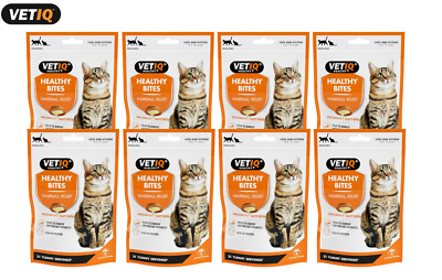 VETIQ HEALTHY BITES HAIRBALL REMEDY CAT KITTEN TREATS CHICKEN 65G