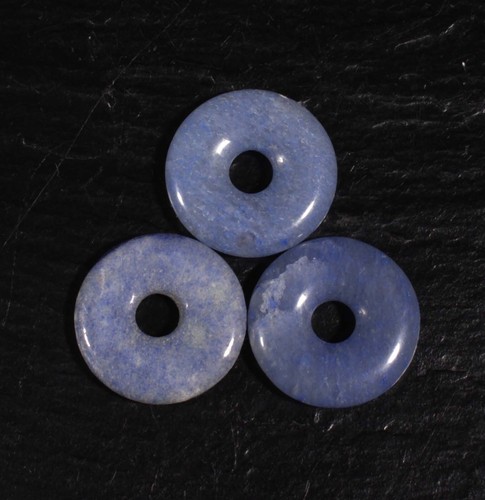 Edelstein Donuts A-L 20 30 40 50 mm für Lederband Kette Pi Scheibe Steinschatz - Bild 98 von 273