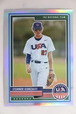 Stunner Gonzalez - 2023 Stars & Stripes USA Baseball Silver Parallel No. 8