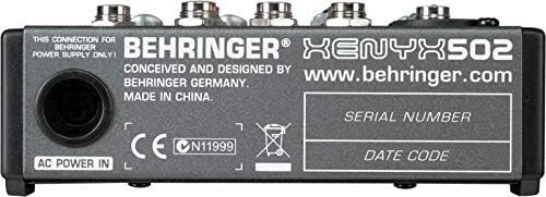 Behringer XENYX 502 Premium 5-Input 2-Bus Mixer mit XENYX Mic Preamp und British - Bild 2 von 4