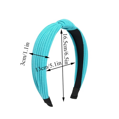 Frauen Twist Stirnband Schleife Kreuz Krawatte Breites Stirnband Haarreifen + æ - Bild 4 von 39
