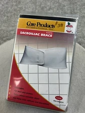 Core Product Sacroiliac Elastic Brace Back Support Spine Stability Belt & Pad XL