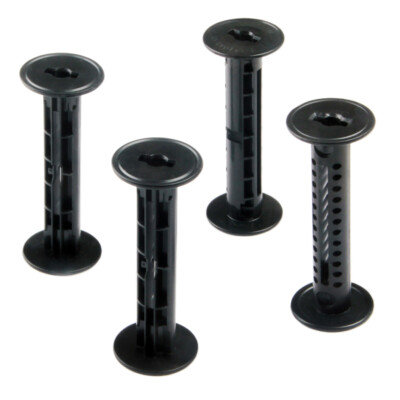 4x 120 220 Empty Take-Up Spools Load Negative Roll Film For Medium Format Camera