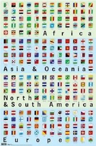 Flags Of The World Chart Printable