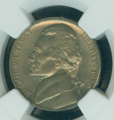 1956 JEFFERSON NICKEL NGC MS66 PQ 2ND FINEST REGISTRY TONED   *