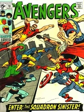The Avengers #70 NEW METAL SIGN: Intro - The Squadron Sinister - Hyperion ++
