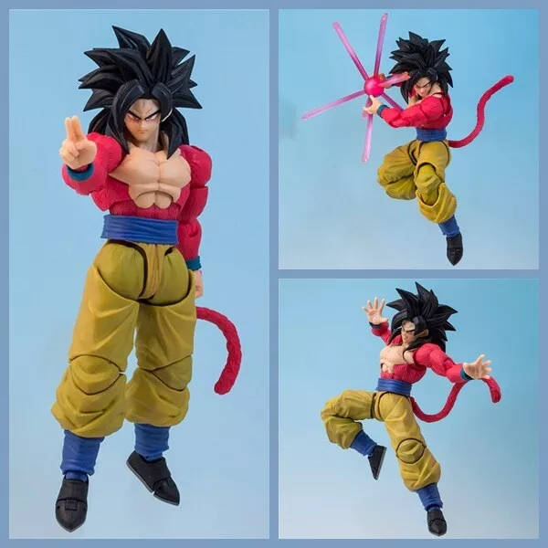 Dragon Ball GT Super Saiyan 4 Son Goku SHF Action Figure Toys Set Anime Toy  Gift