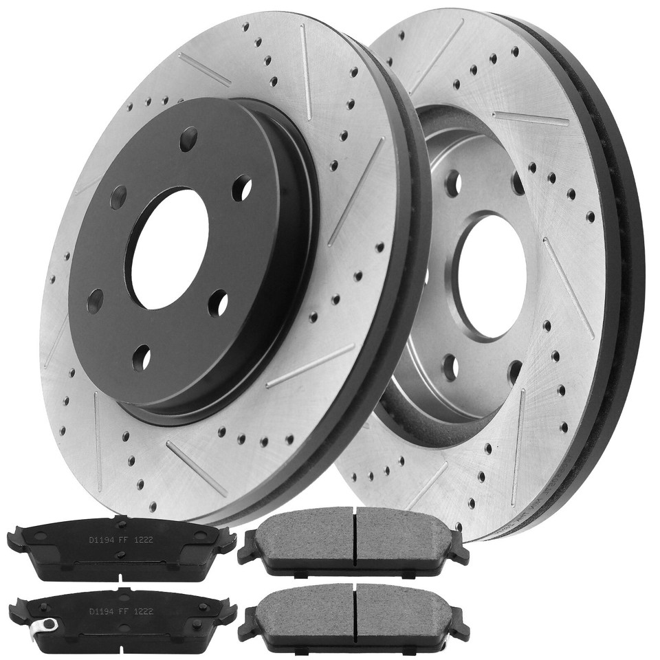 REAR Brake Rotors Pads for Chevy Silverado 1500 Escalade Tahoe 2007