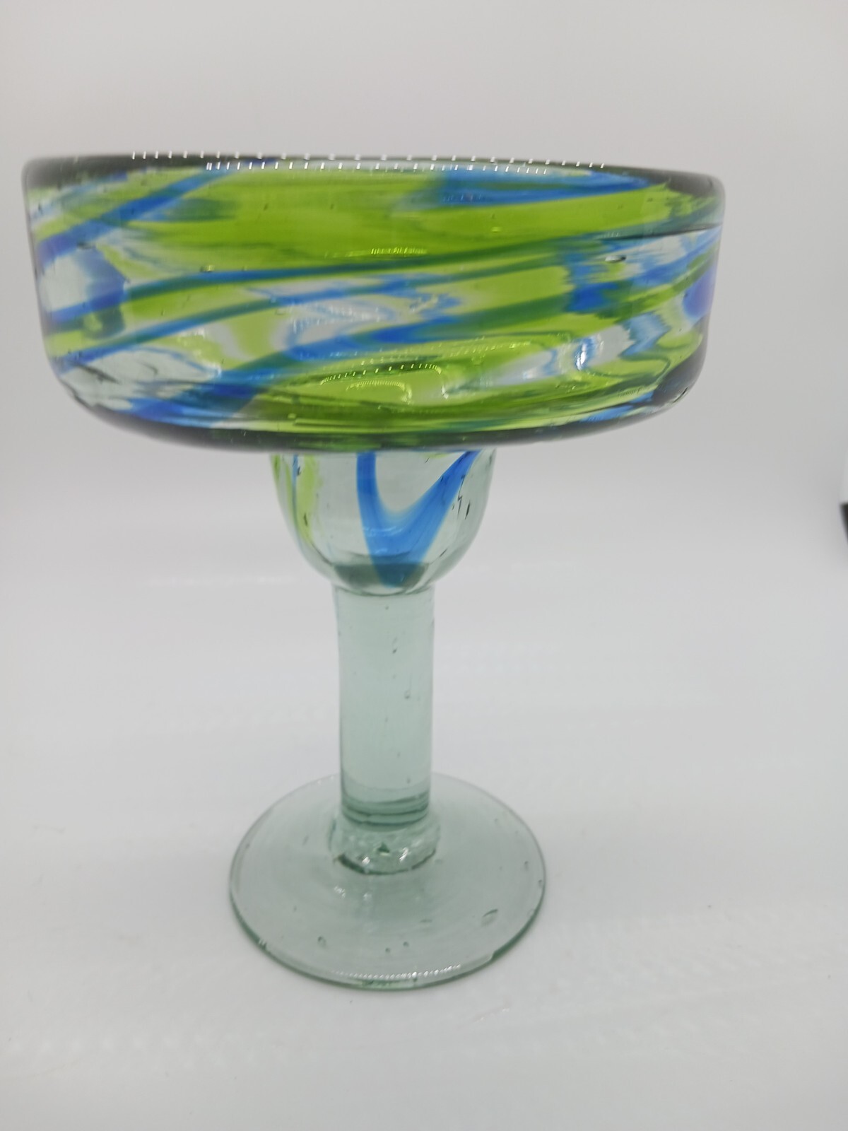 mexican hand blown margarita glasses eBay