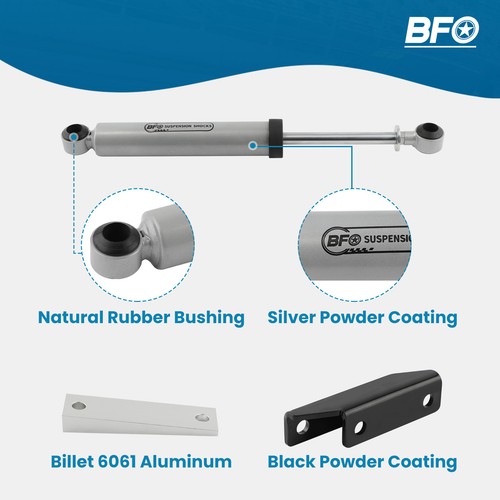2.5" Lift Kit For Chevy S10 Blazer Pickup 4WD 1982-2005 Shock + Control Arms - Picture 5 of 12