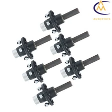 Pack of 4/6/8 Trailer Axle Kit w/ Pre-Greased 4on4" Bolt Hub 1"Round BT8 Spindle