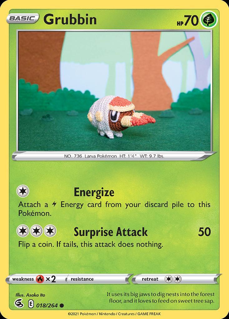 Pokemon Grubbin (18/286) Fusion Strike LP