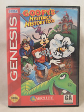 Goofy's Hysterical History Tour SEGA Genesis Authentic BOX ONLY