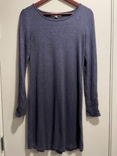 Women's Long Sleeve Sweater Dress, Pink Rose Dress Size Small