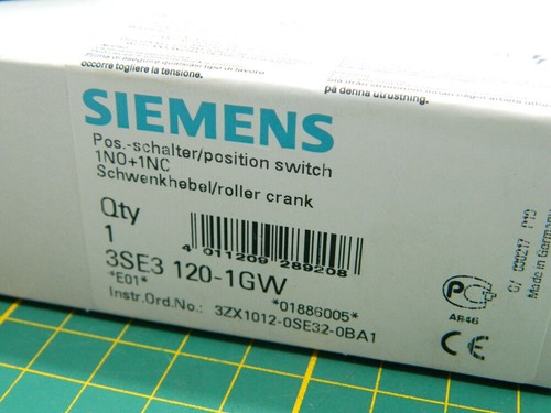 1PZ Nuovo Interruttore di Limitazione Siemens 3SE3120-1GW Spedizione Gratuita 3SE31201GW - Foto 5 di 5