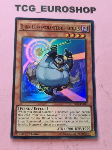 YU-GI-OH! - Djinn Cursenchanter Of Rituals (THSF-EN038) - Las Fuerzas Secretas - 1ª Edición - Súper Raro