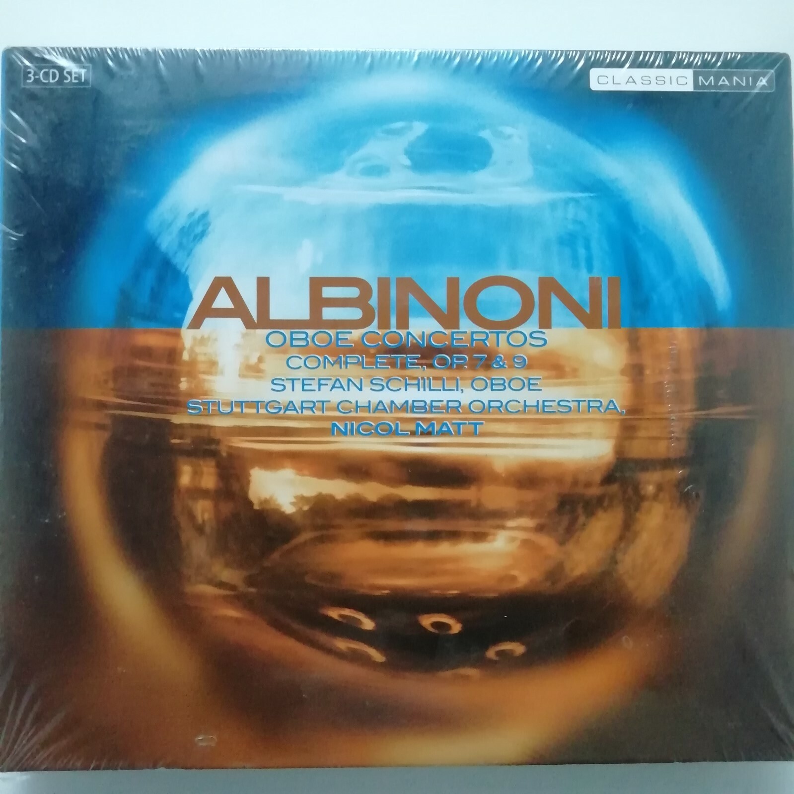 Albinoni: Oboe Concertos / Schilli / Classic Mania 3 CD set 92906 SEALED