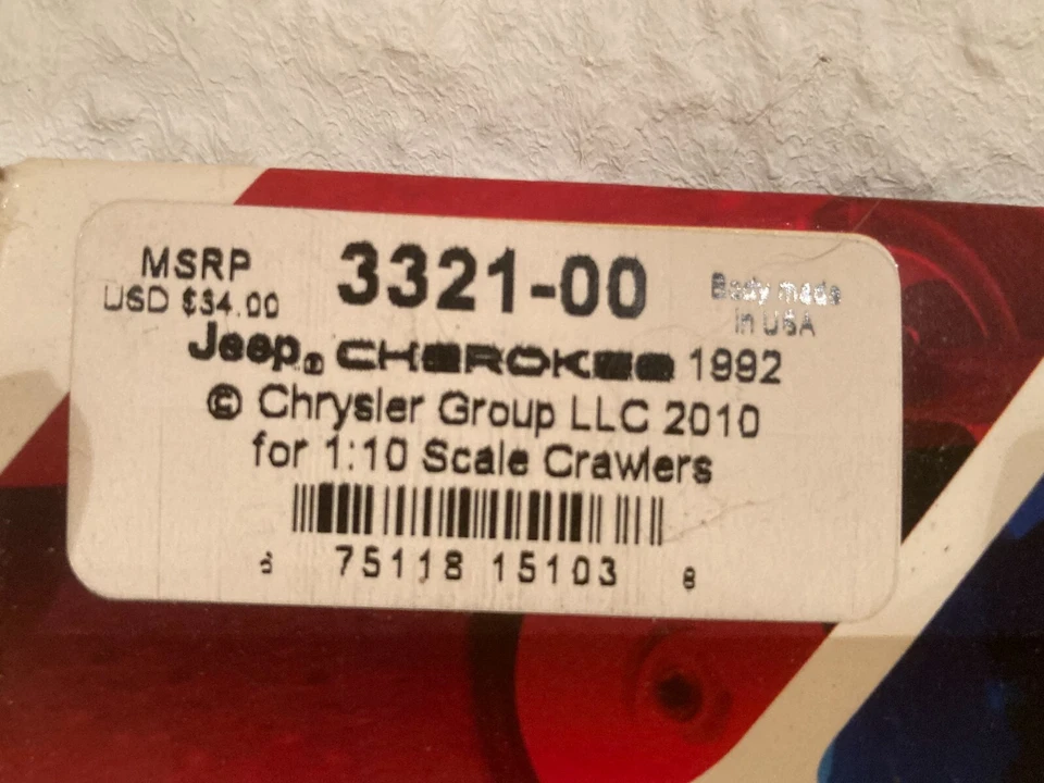 Jeep  Cherokee  -   Karosseriesatz  von  Pro-Line  -  NEU / OVP - Bild 2 von 3