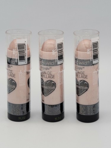 (3) Wet N Wild MegaGlo Makeup Stick Highlight Sealed 800 - When The Nude Strikes - Picture 2 of 5