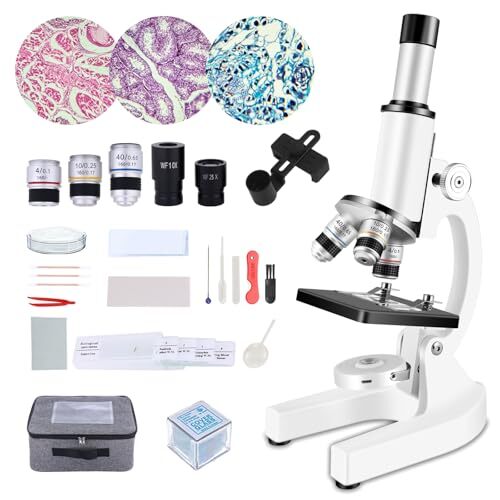 Microscope for Adults Kids 40-2000X Magnification Compound Microscope XSP-02
