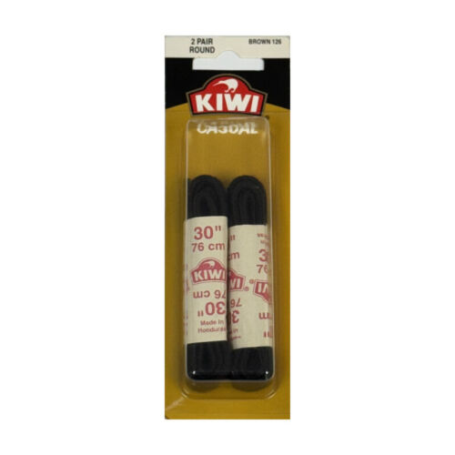 Kiwi lässige braune Schnürsenkel rund, 30 Zoll - 2 Paar - Bild 2 von 4